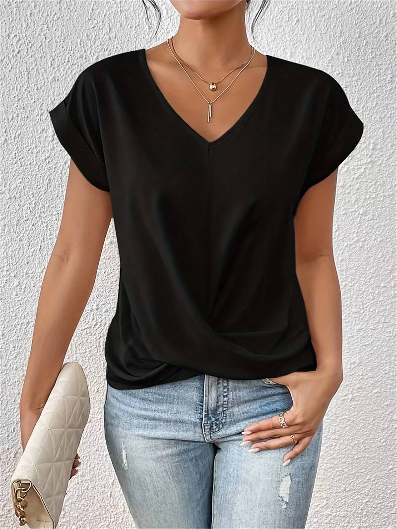 Caroline - Casual T-shirt Met Korte Mouwen