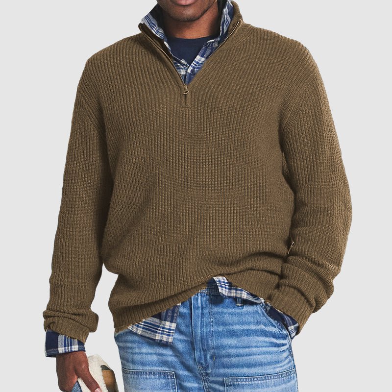 Roland - Quarter zip sweater